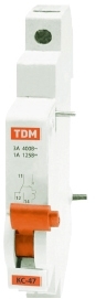 TDM ELECTRIC SQ0206-0196 Контакт дополнительный КС47 на DIN-рейку TDM